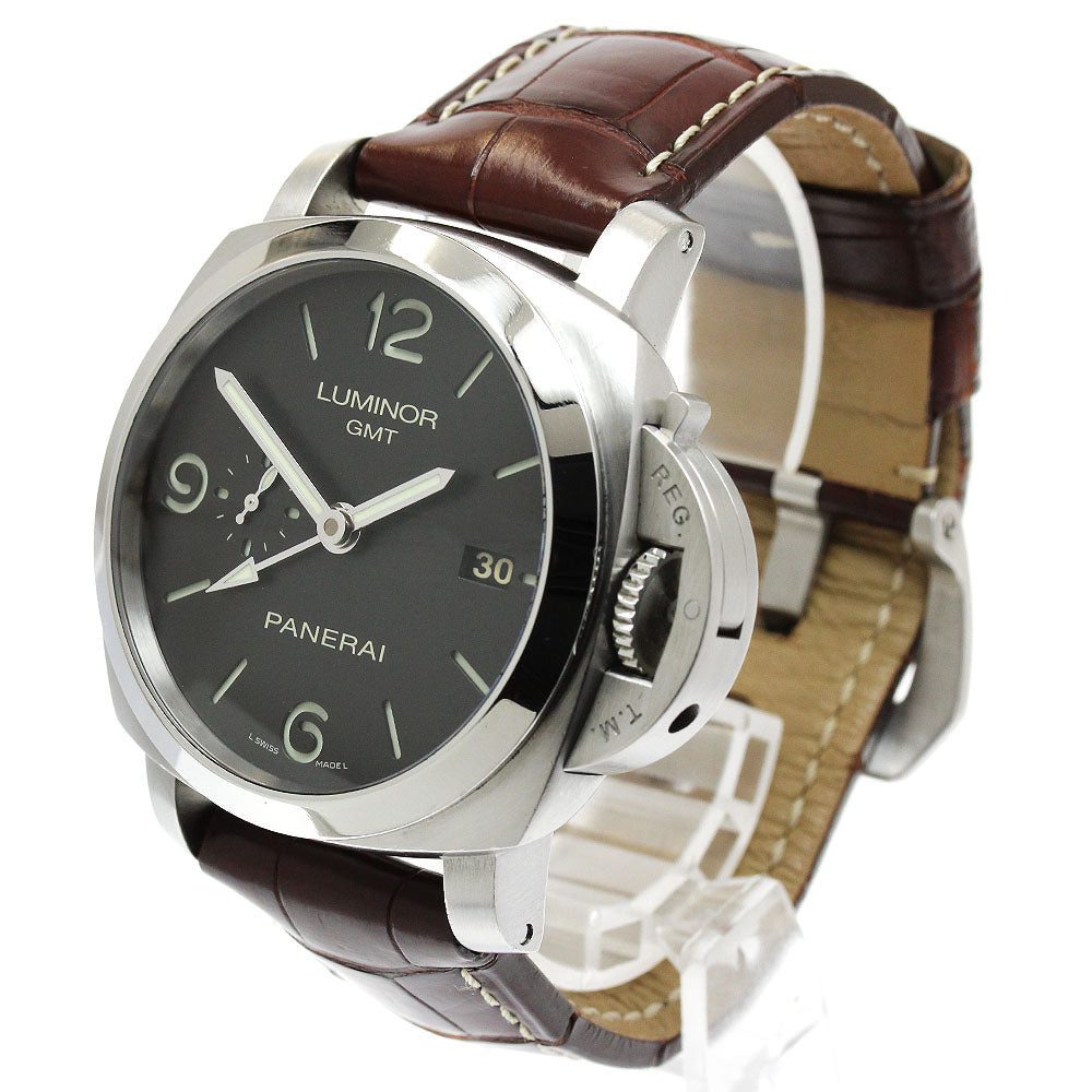 PANERAI Luminor 1950 3 Days PAM00320 GMT black Dial Automatic Men's Watch_930513