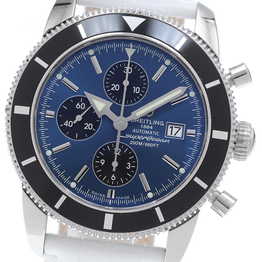 BREITLING Superocean Heritage A13320 Chronograph blue-black Dial Automatic Men's Watch_930518