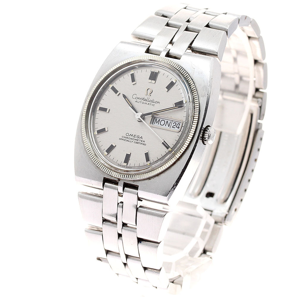 OMEGA Constellation 168.045 Day Date Cal.751 WG Bezel Silver Dial Automatic Men's Watch_930574