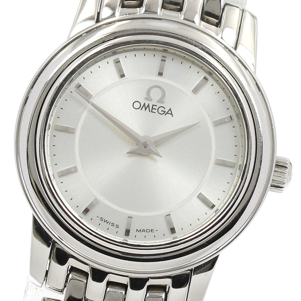 OMEGA De Ville Prestige 4570.31 Silver Dial Quartz Ladies Watch_930576