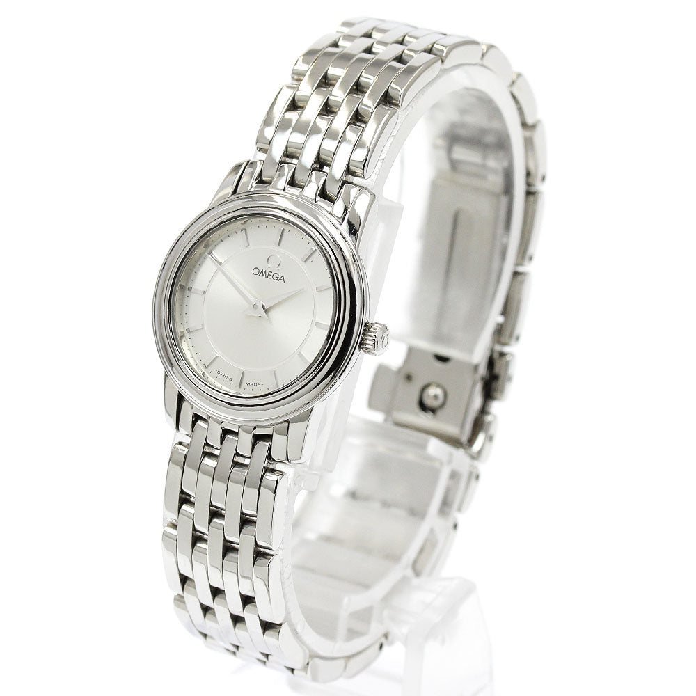OMEGA De Ville Prestige 4570.31 Silver Dial Quartz Ladies Watch_930576