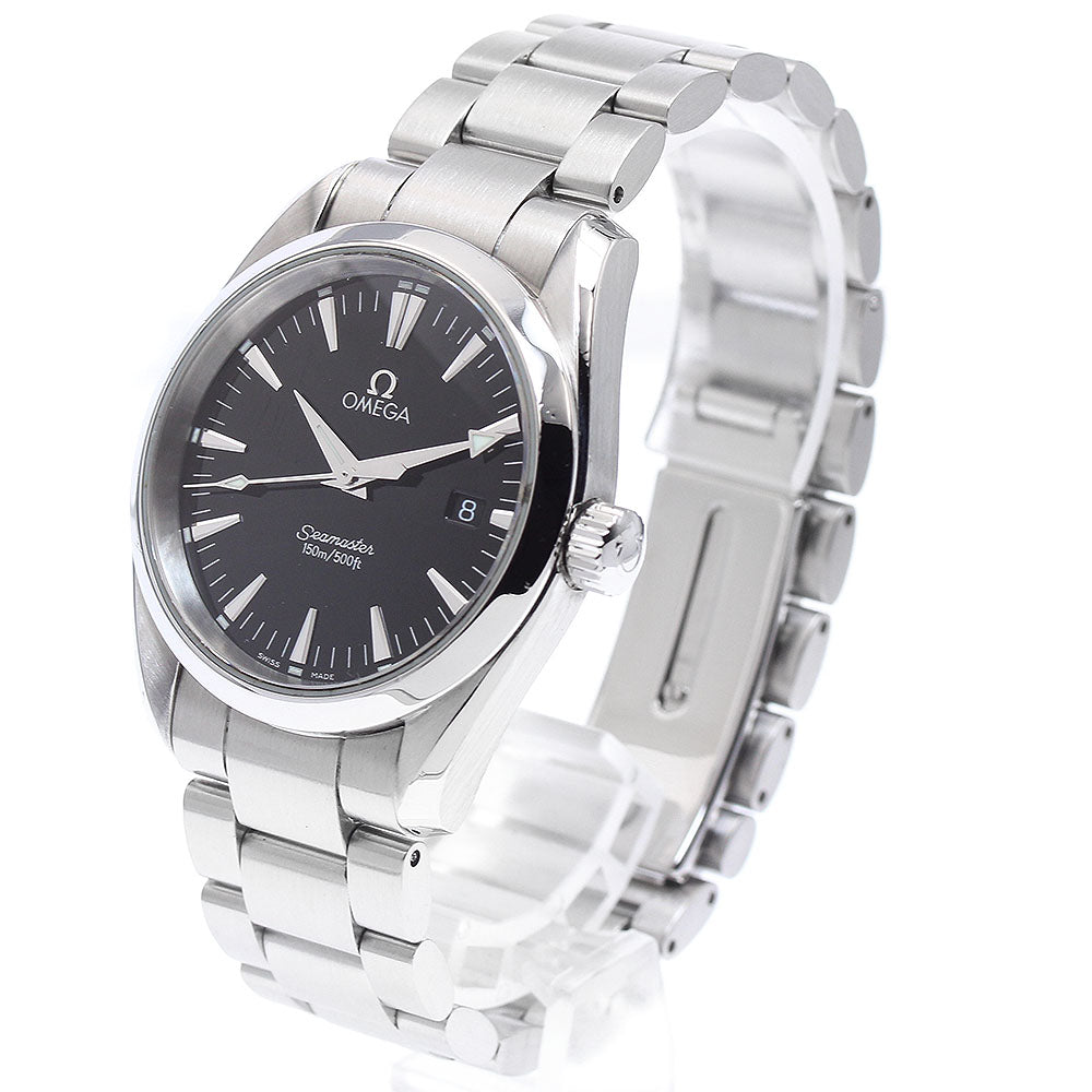 OMEGA Seamaster Aqua Terra 2518.50 Date black Dial Quartz Boy's Watch_930583