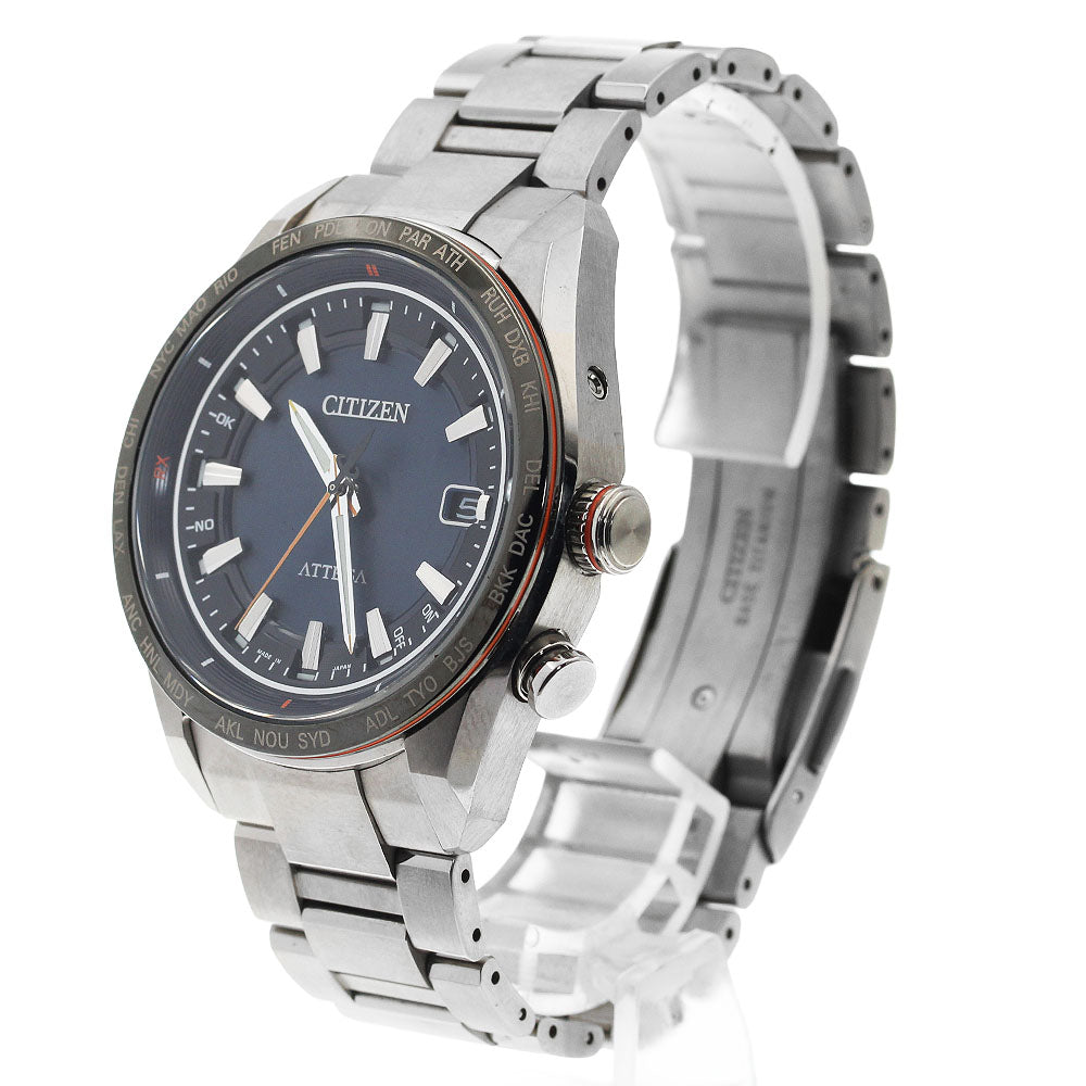 CITIZEN Atessa Actline H145-007JD02/CB0287-68L Solar Powered Radio Men's_930602