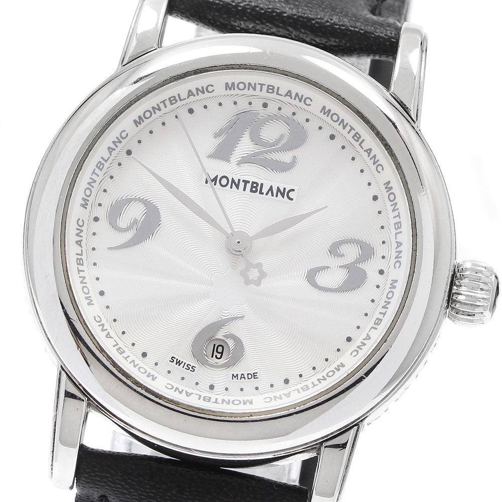 MONTBLANC Meisterstic 7079 Date Silver Dial Quartz Ladies Watch_930616