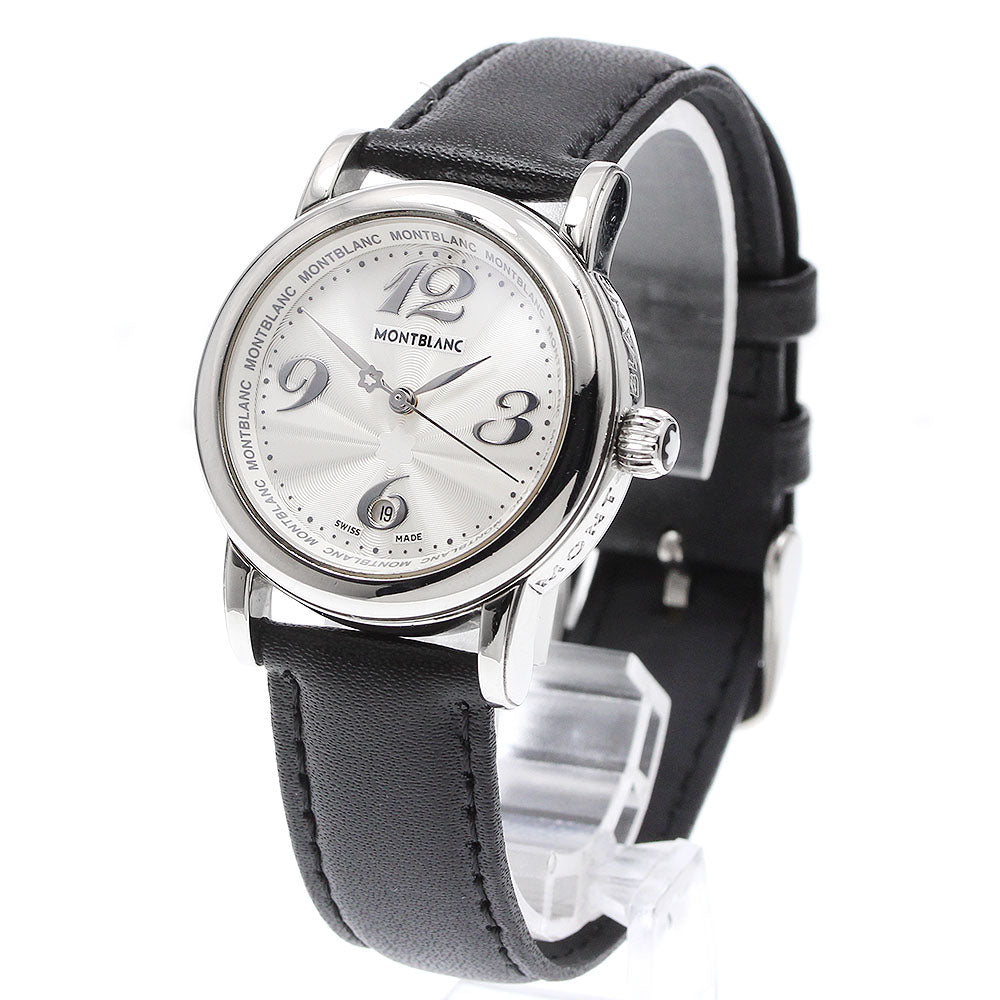 MONTBLANC Meisterstic 7079 Date Silver Dial Quartz Ladies Watch_930616