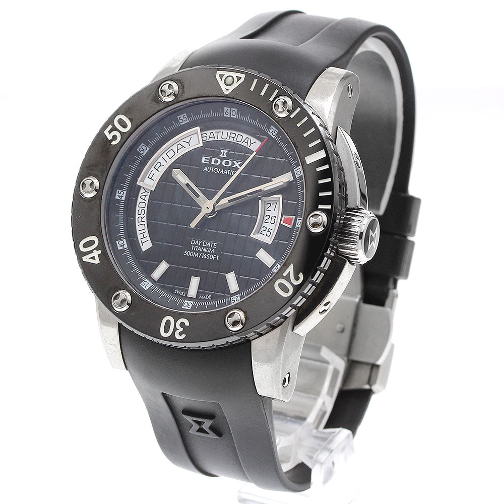 EDOX Class One Day Date 83005-TIN-NIN black Dial Automatic Men's Watch_930618