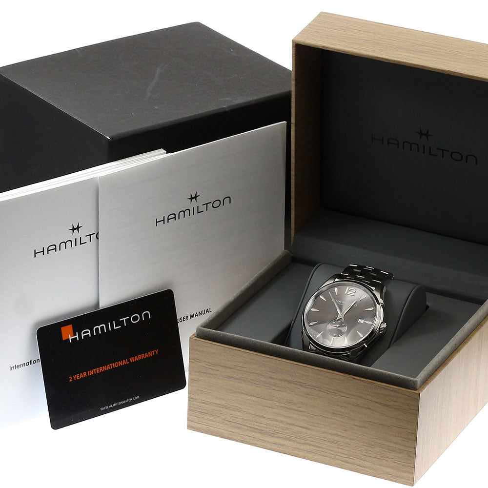 HAMILTON Jazz master H386550 Date Small Second gray Dial Automatic Men's_930622