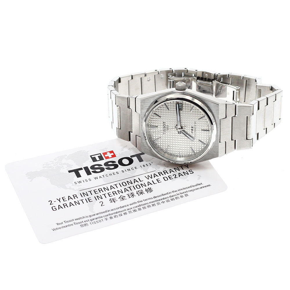 TISSOT PRX Powermatic 80 T137207 Date Silver Dial Automatic Men's Watch_930625