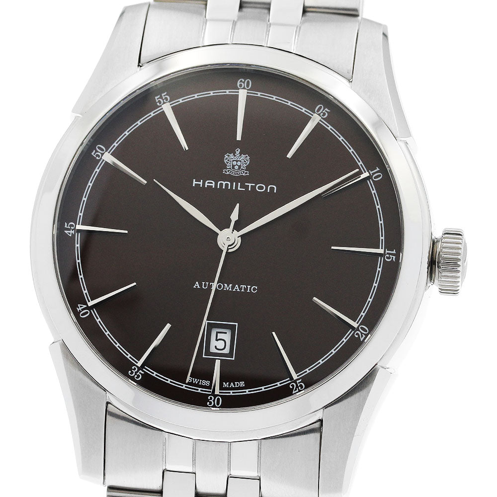 HAMILTON Jazzmaster Split of Liberty H424151 Brown Dial Automatic Men's_930633