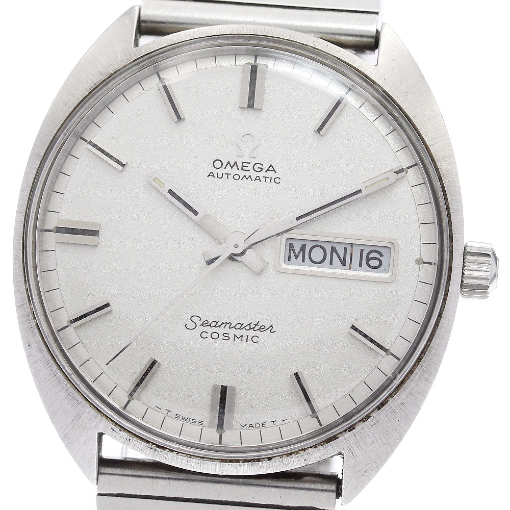 OMEGA Seamaster Cosmic Day date Silver Dial Automatic Men's Watch_930638