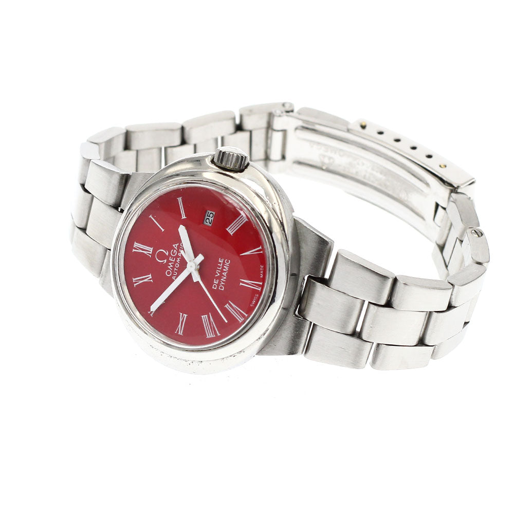 OMEGA De Ville Dynamic Date Red Dial Automatic Ladies Watch_930649