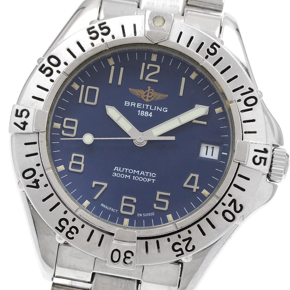 BREITLING Colt A17035 Date Navy Dial Automatic Men's Watch_930653