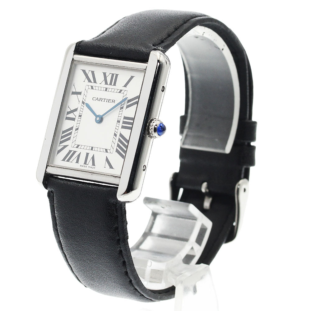 CARTIER Tank solo LM W1018355 Silver Dial Quartz Men's Watch_930674