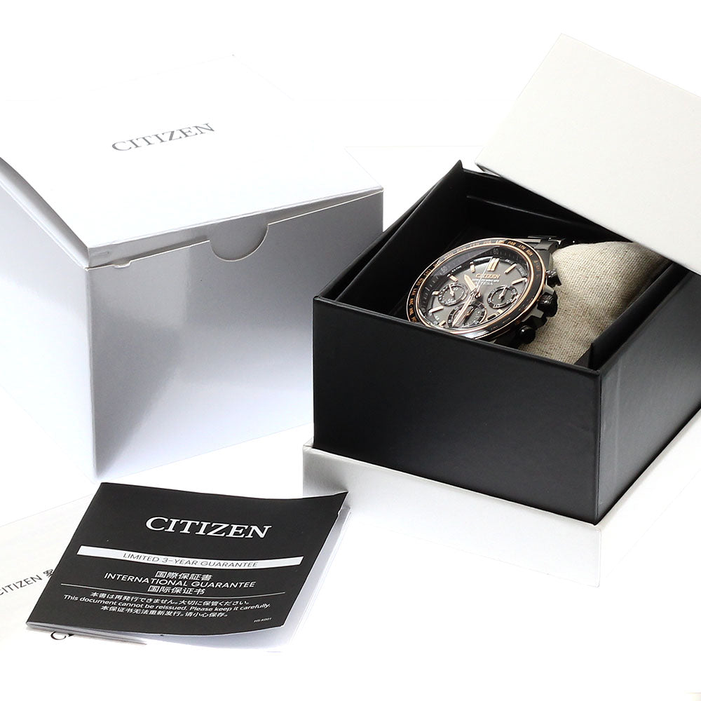 CITIZEN Attesa ACT Line CC4074-61W/F950-0029S0C Solar Powered Radio Men's_930734