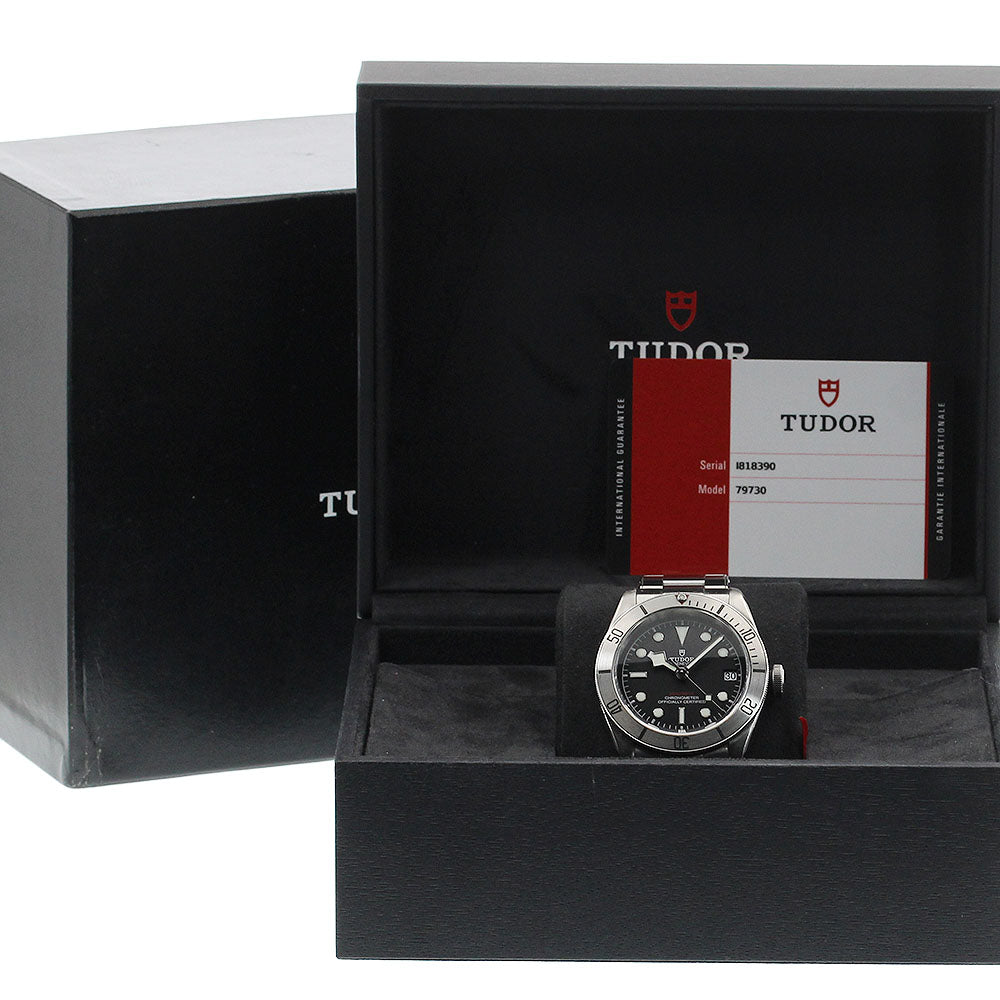 TUDOR Black bay steel 79730 Date black Dial Automatic Men's Watch_930737
