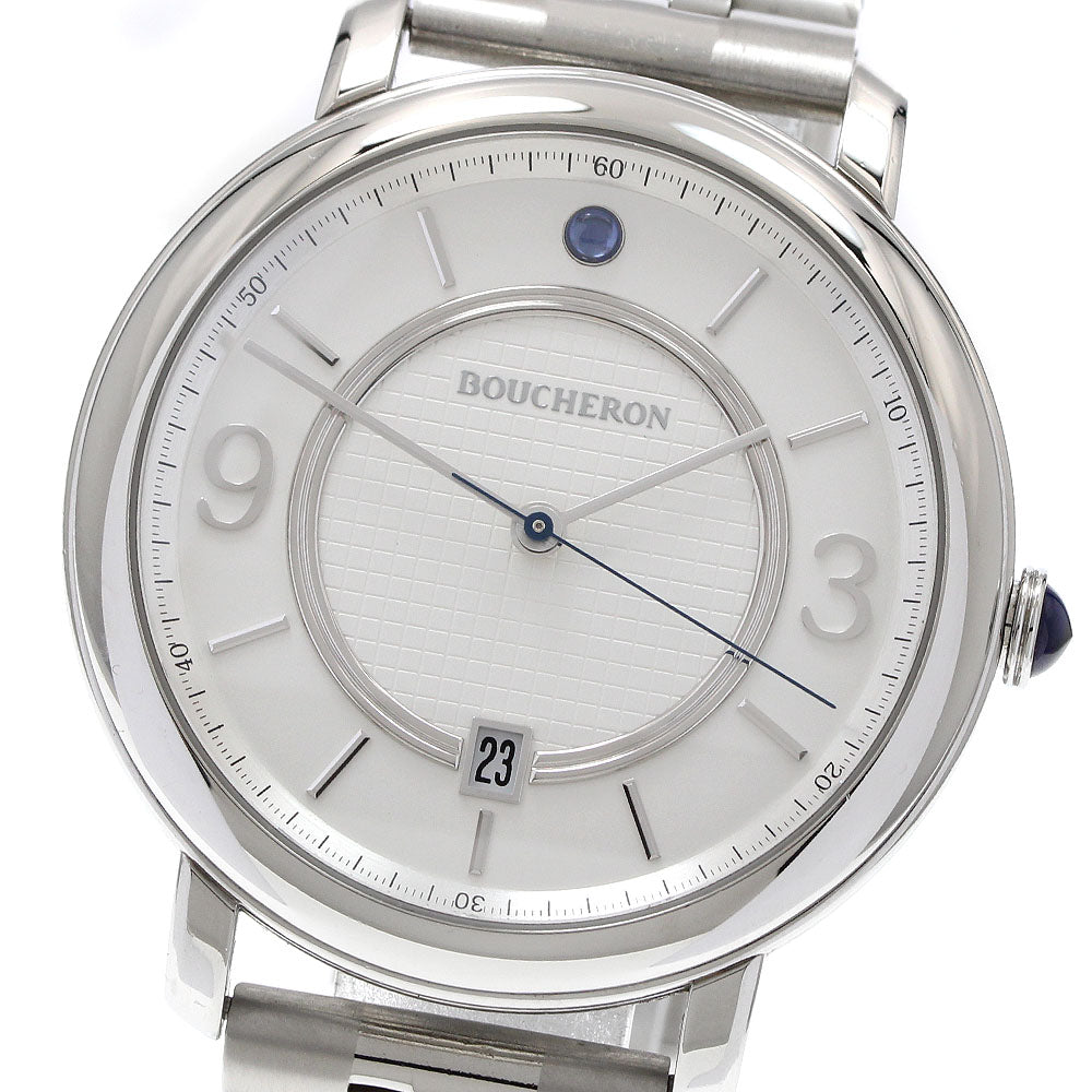 Boucheron Epure WA021201 Date Silver Dial Automatic Men's Watch_930738