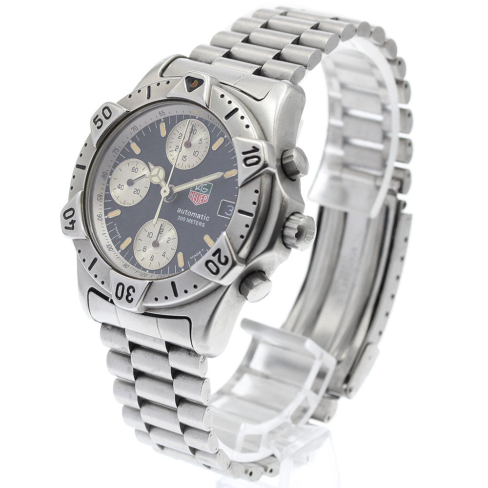 TAG HEUER Diver 740.306 Chronograph Date black Dial Automatic Men's Watch_930778