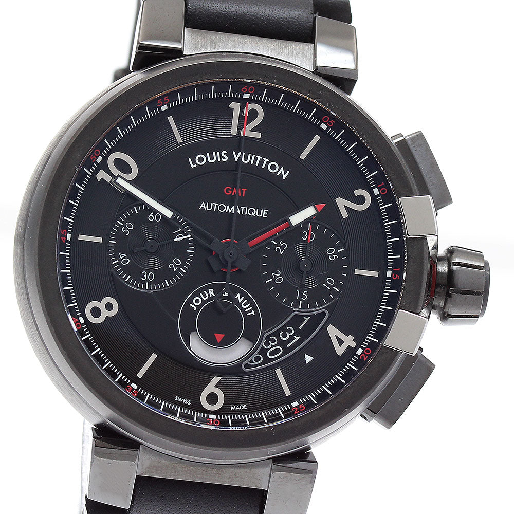 LOUIS VUITTON Tambour Evolution Q1058 GMT chronograph Automatic Men's_930799
