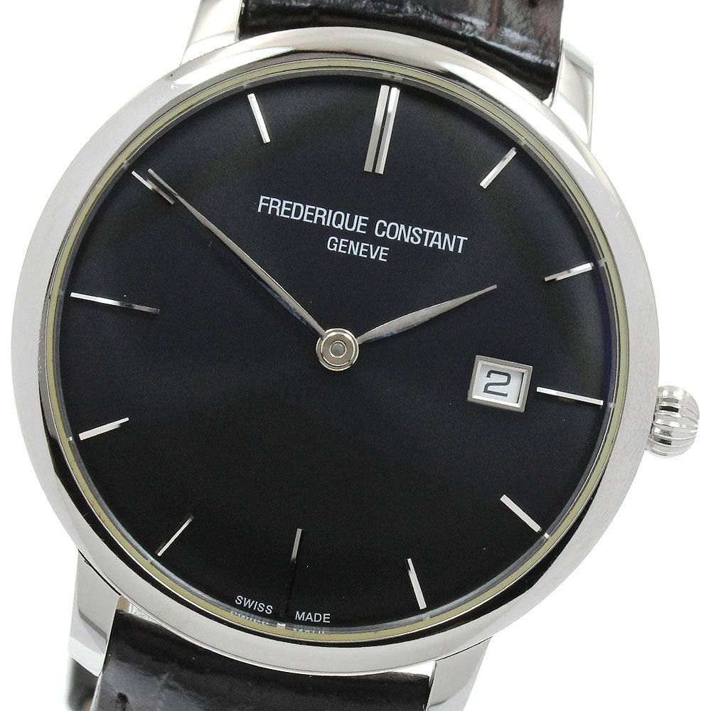 FREDERIQUE CONSTANT Slim line FC-306X4S6 Date black Dial Automatic Men's Watch_930806