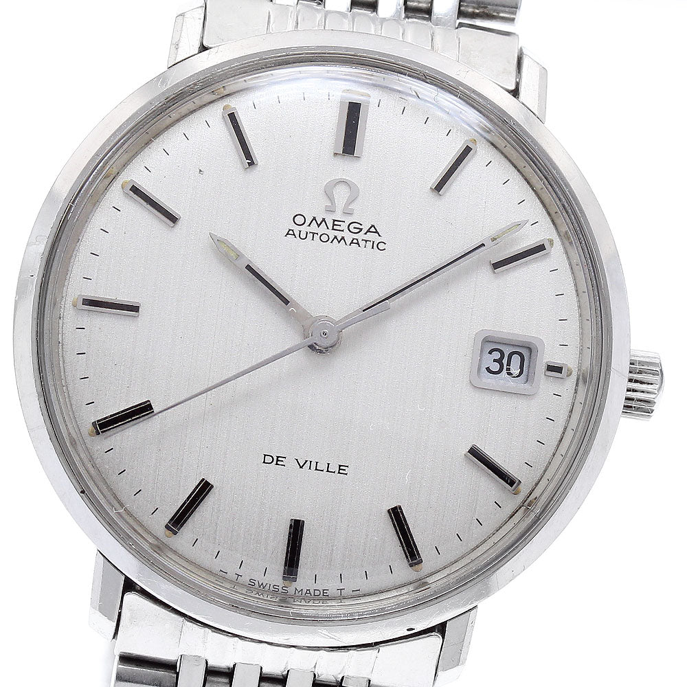 OMEGA De Ville 166.033 Vintage date Silver Dial Automatic Men's Watch_930812