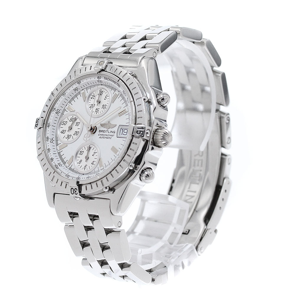 BREITLING Chronomat A13050.1 Chronograph white Dial Automatic Men's Watch_930814