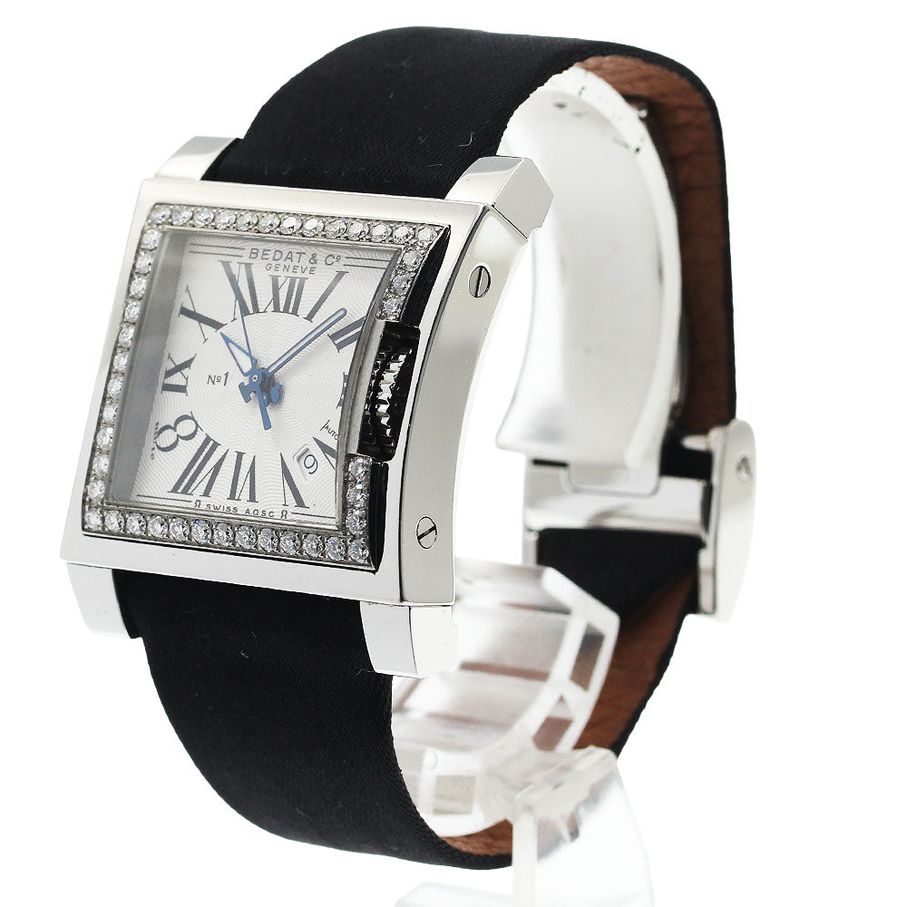 BEDAT&Co No.1 114 date diamond bezel Silver Dial Automatic Boy's Watch_930820