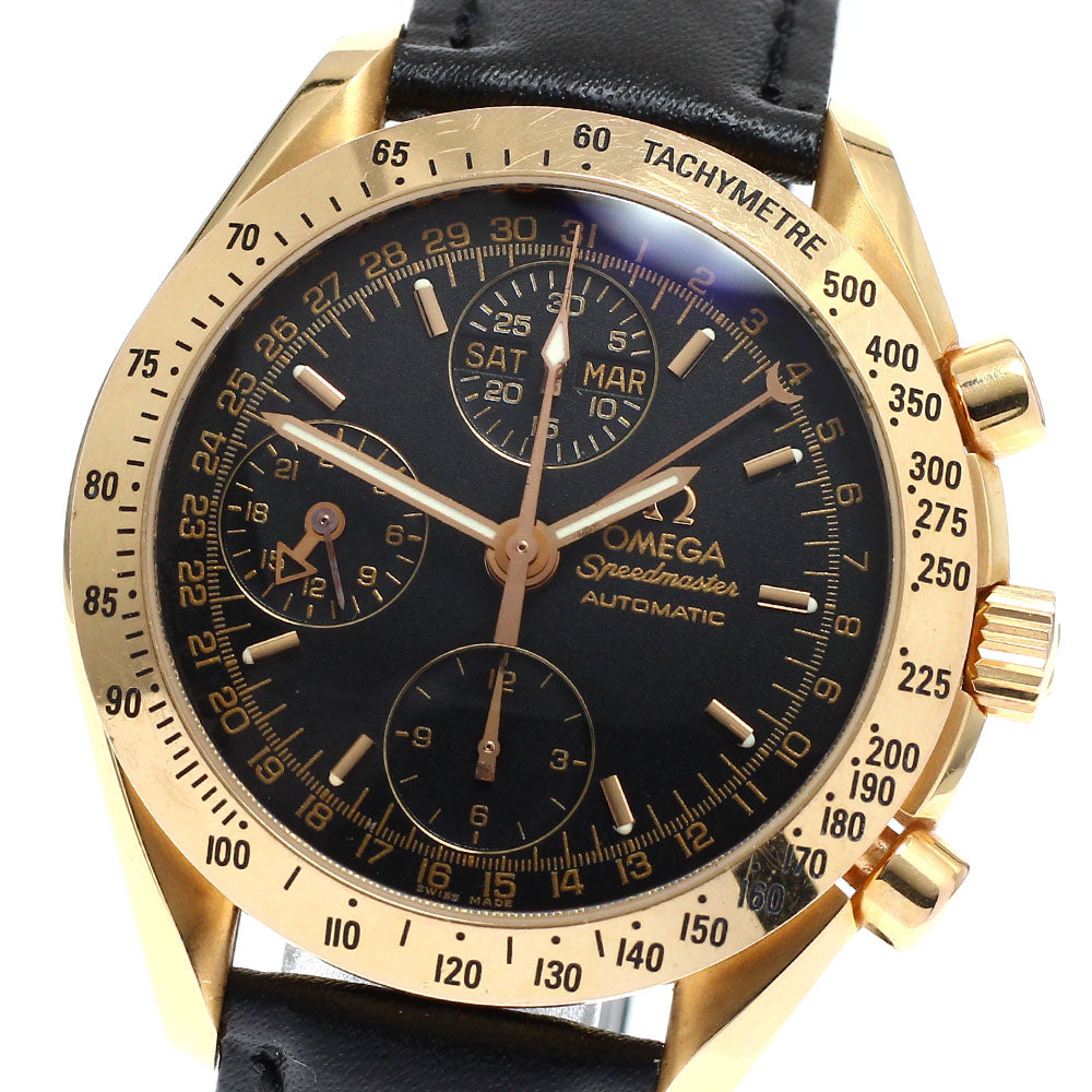 OMEGA Speedmaster 3623.50 K18PG Triple calendar Automatic Men's Watch_930836