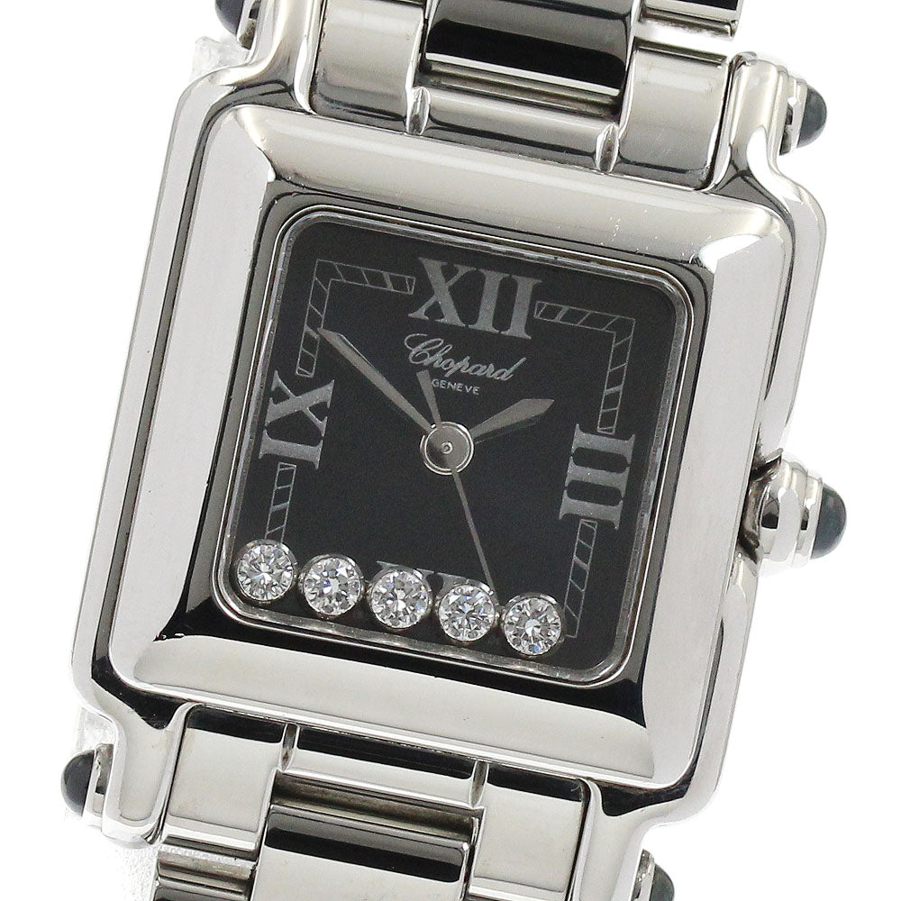Chopard Happy sports 27/8893-23 5PDiamond black Dial Quartz Ladies Watch_930837