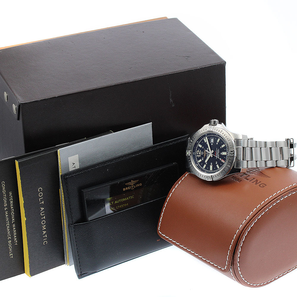 BREITLING Colt A17388 Date black Dial Automatic Men's Watch_930848