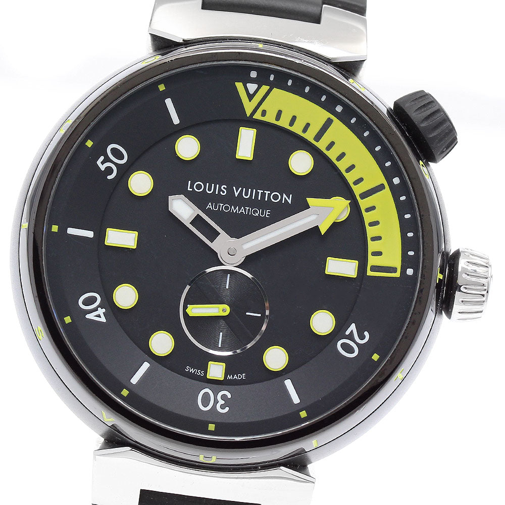 LOUIS VUITTON Tambour Street Diver QA122 Small seconds Automatic Men's_930855