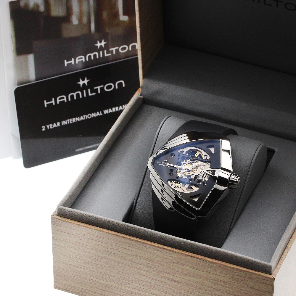 HAMILTON Ventura XXL H246250 Black Dial Automatic Men's Watch_930858