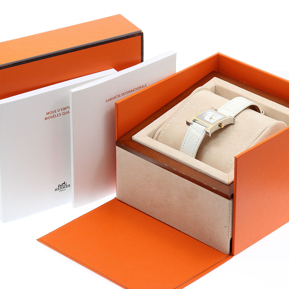 HERMES H watch HH1.211 white Dial Quartz Ladies Watch_930880