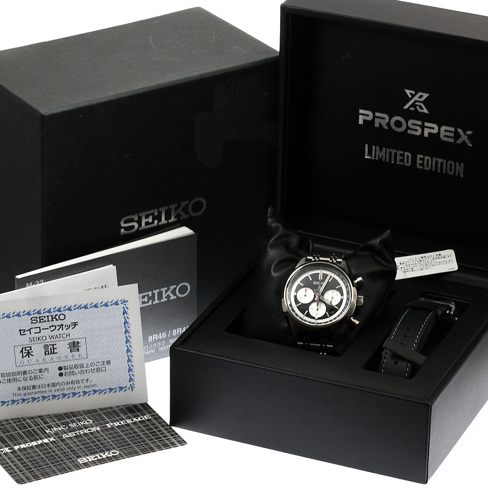 SEIKO Prospex Speed Timer SBEC023/8R48-00T0 Seiko Brand 100th Anniversary Limited Edition Gray / Silver Dial Automatic Men's Watch_930888