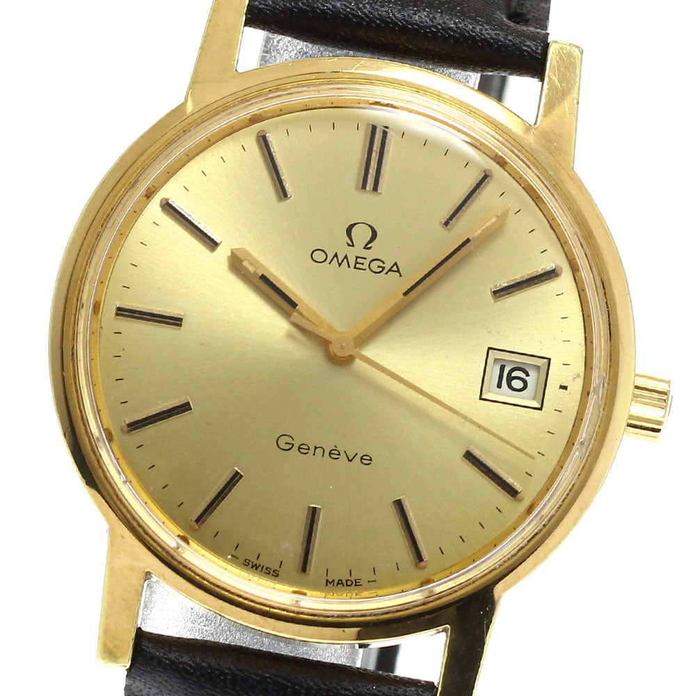 OMEGA Geneve 136.0104 Date Cal.1030 Vintage Hand Winding Men's Watch_930892