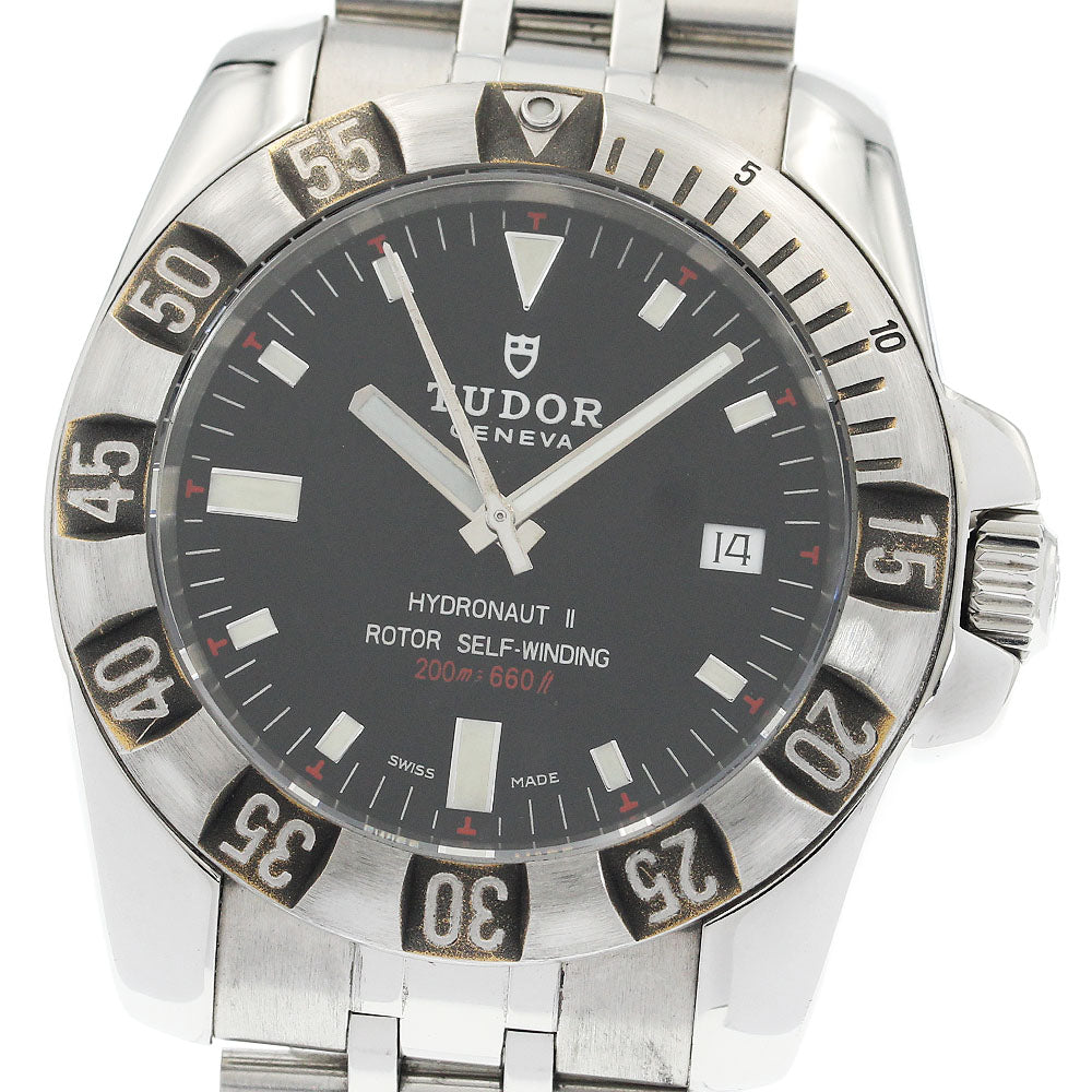 TUDOR Hydro Note 2 20040 Date Black Dial Automatic Men's Watch_930997