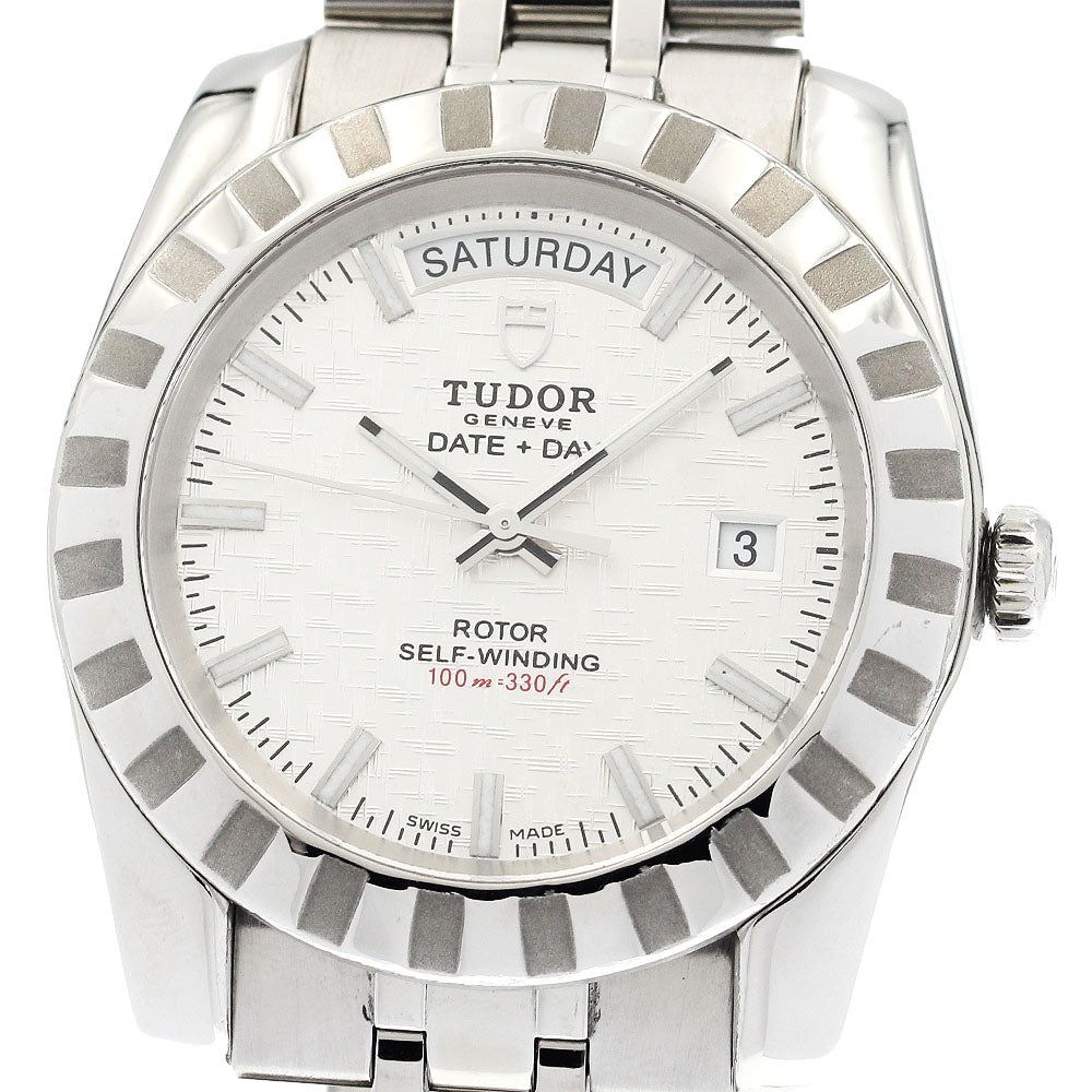 TUDOR Classic Date Day 23010 Silver Dial Automatic Men's Watch_931031