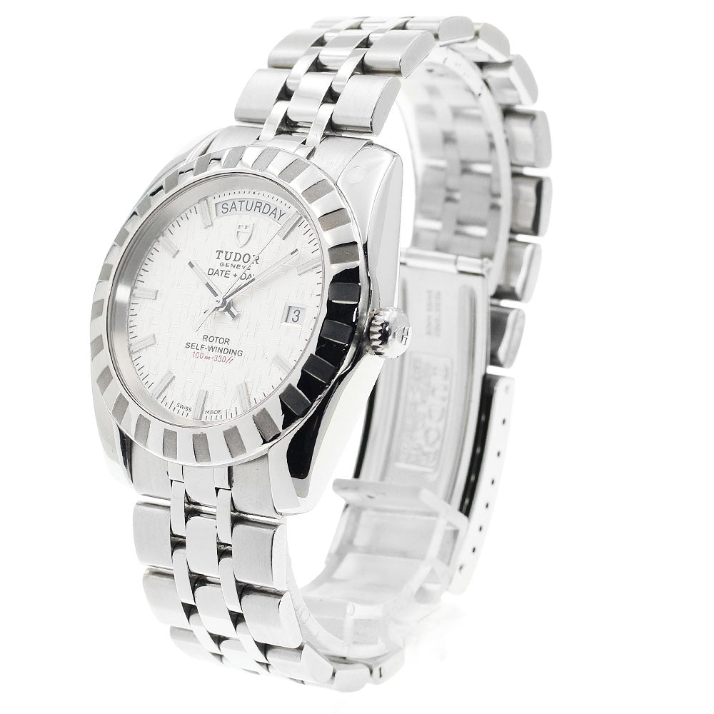 TUDOR Classic Date Day 23010 Silver Dial Automatic Men's Watch_931031