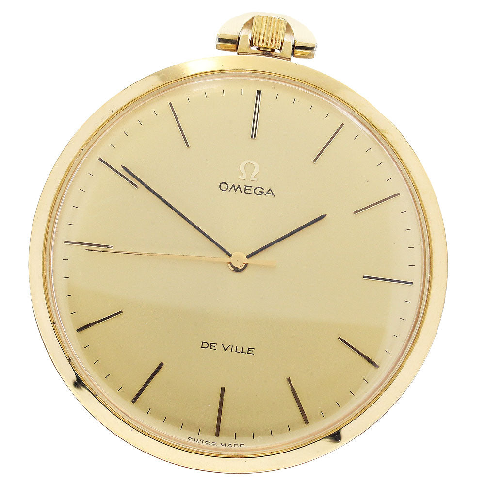 OMEGA De Ville 131.1746 Pocket watch Cal.1035 gold Dial Hand Winding Men's Pocket watch_931050