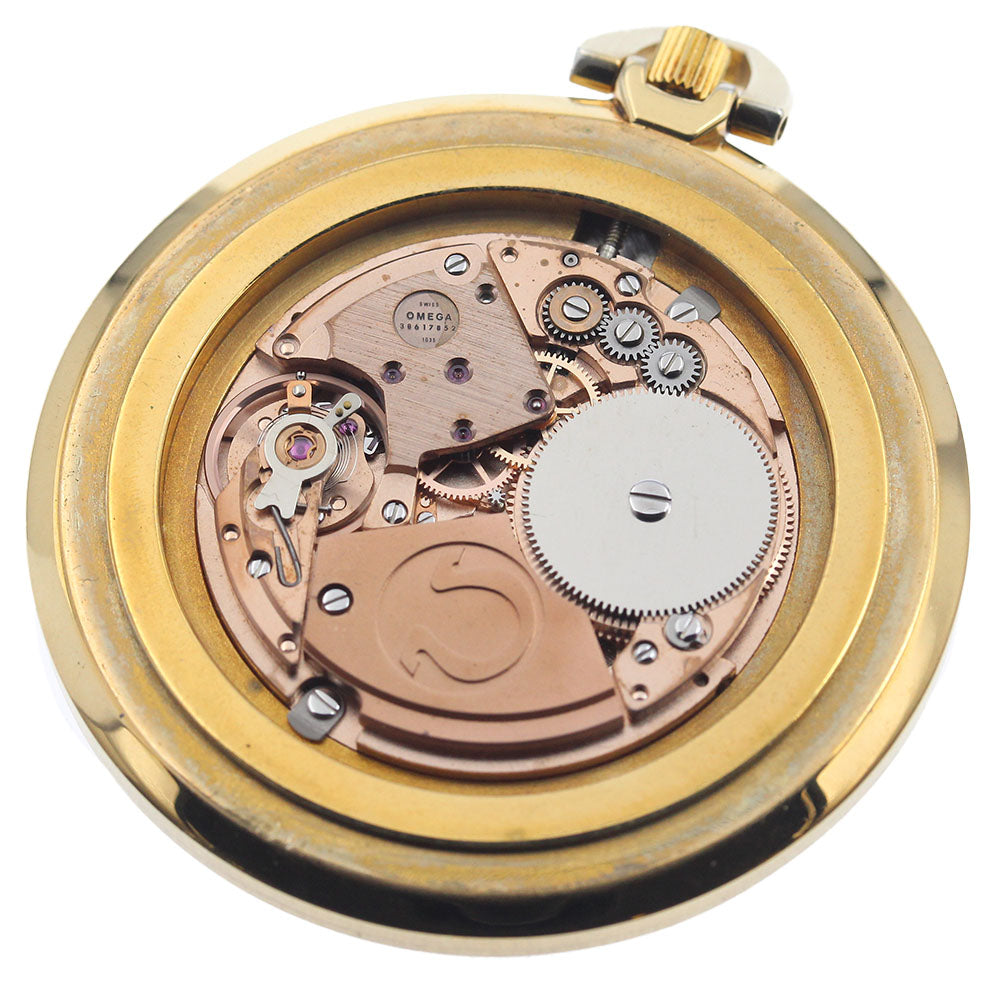 OMEGA De Ville 131.1746 Pocket watch Cal.1035 gold Dial Hand Winding Men's Pocket watch_931050