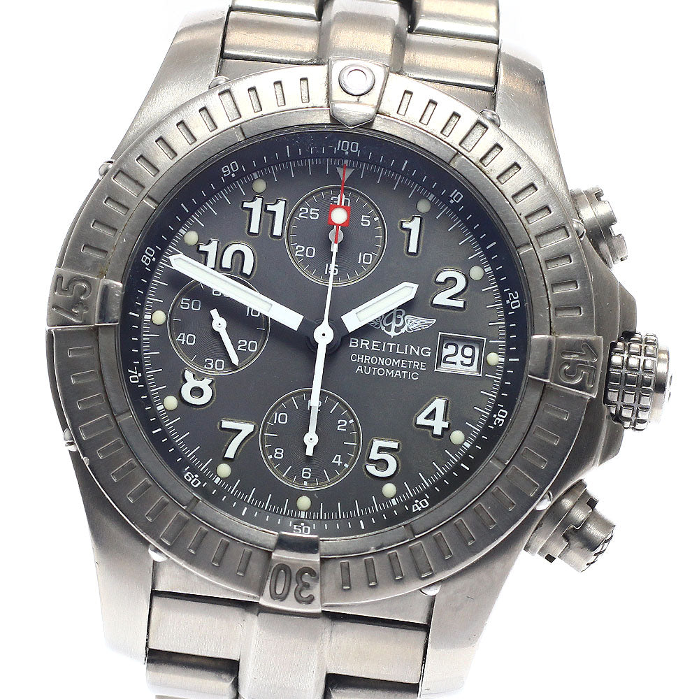 BREITLING Chrono Avenger E13360 Date Chronograph gray Dial Automatic Men's Watch_931530
