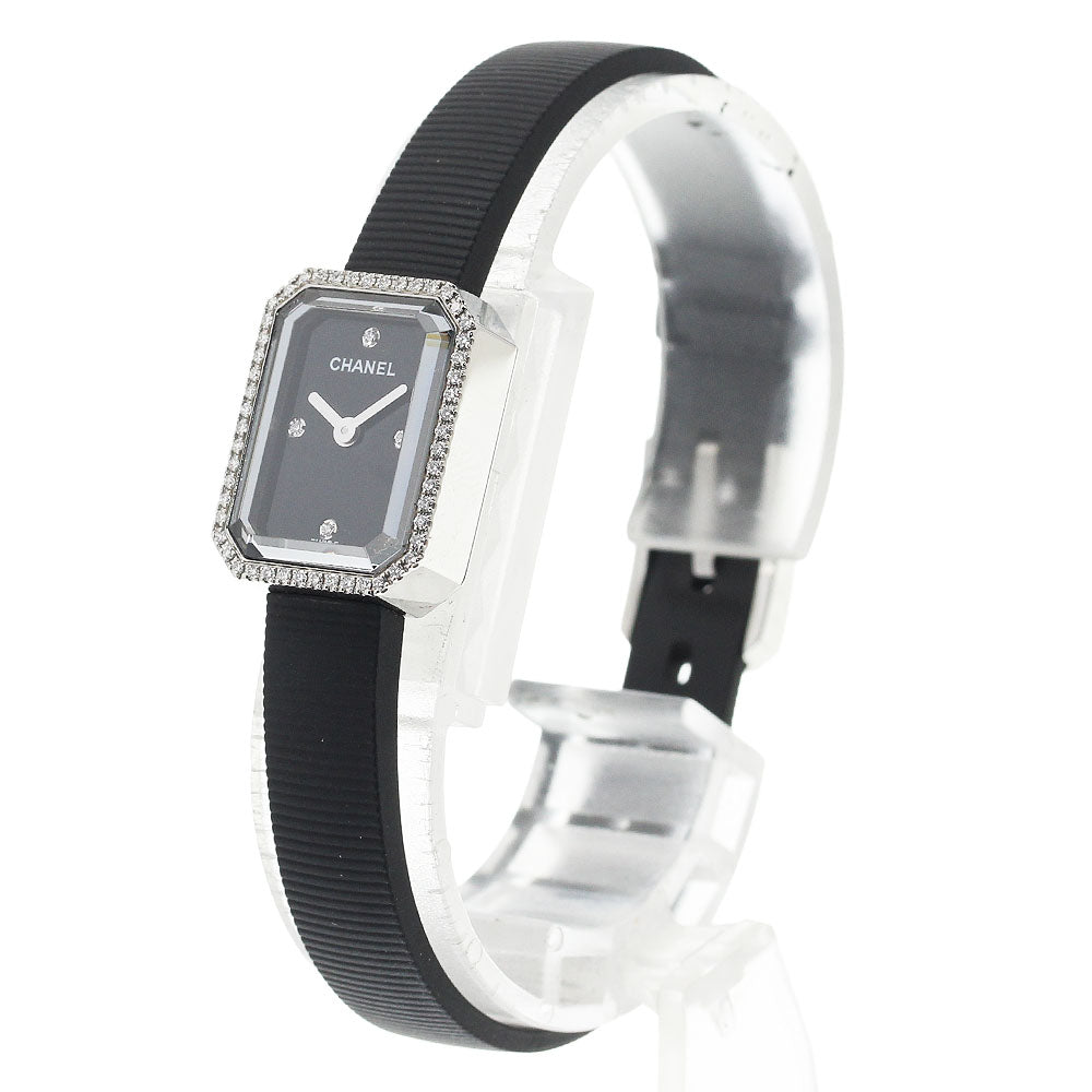 CHANEL Premiere H2434 4P bezel diamond black Dial Quartz Ladies Watch_931557
