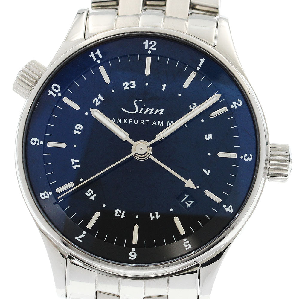 Sinn Financial Watch 6060 Date Dual Time black Dial Automatic Men's Watch_931568