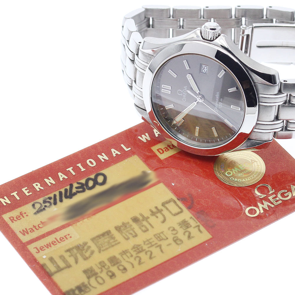 OMEGA Seamaster120 2511.43 Date gray Dial Quartz Men's Watch_931586