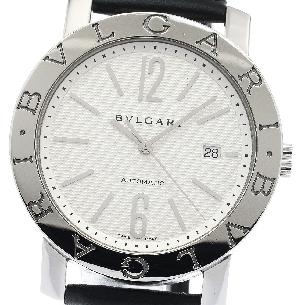 BVLGARI BVLGARIBVLGARI BB42SLAUTO Date Silver Dial Automatic Men's Watch_931627