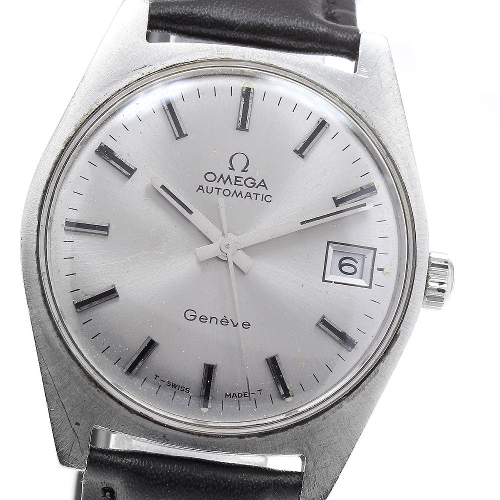 OMEGA Geneve 166041 cal.565 Date Silver Dial Automatic Men's Watch_931634
