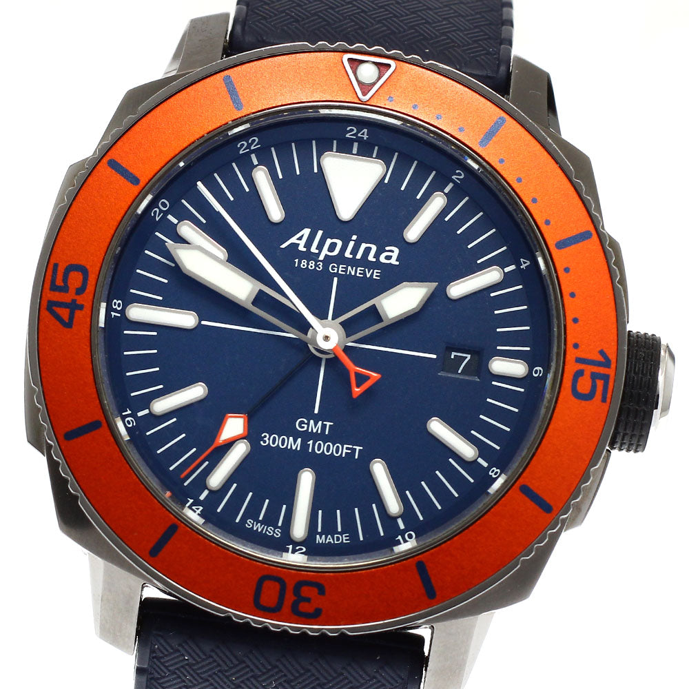 Alpina Star timer AL-247LNO4TV6 GMT date Navy Dial Quartz Men's Watch_931642