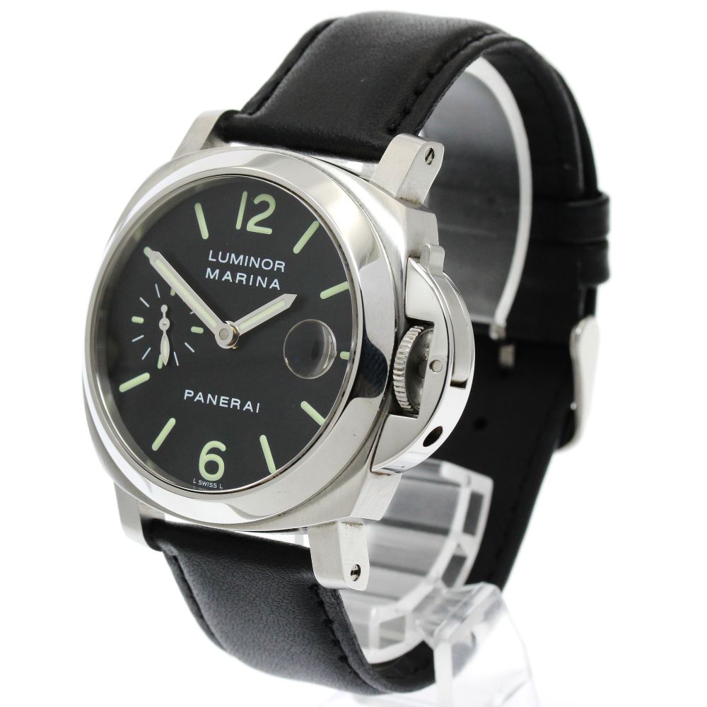 PANERAI Luminor Marina PAM00048 Small Second Date Automatic Men's Watch_931667