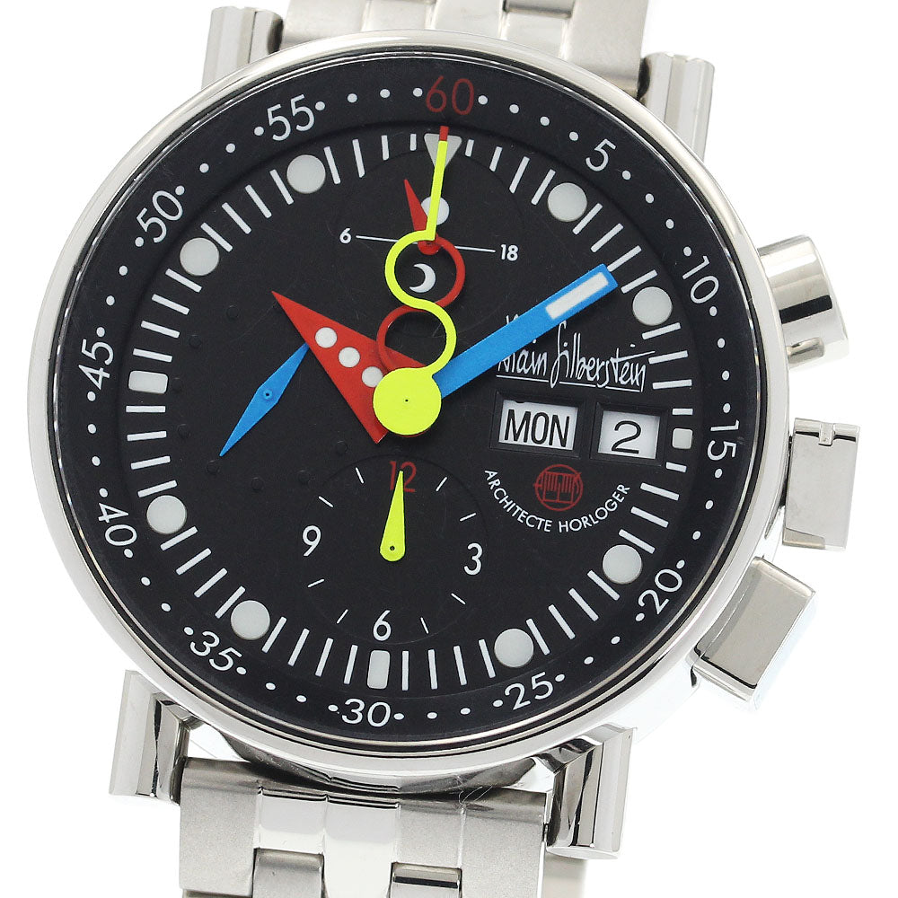 Alain Silberstein Krono Bauhaus LWO5100 Day date Automatic Men's Watch_931672