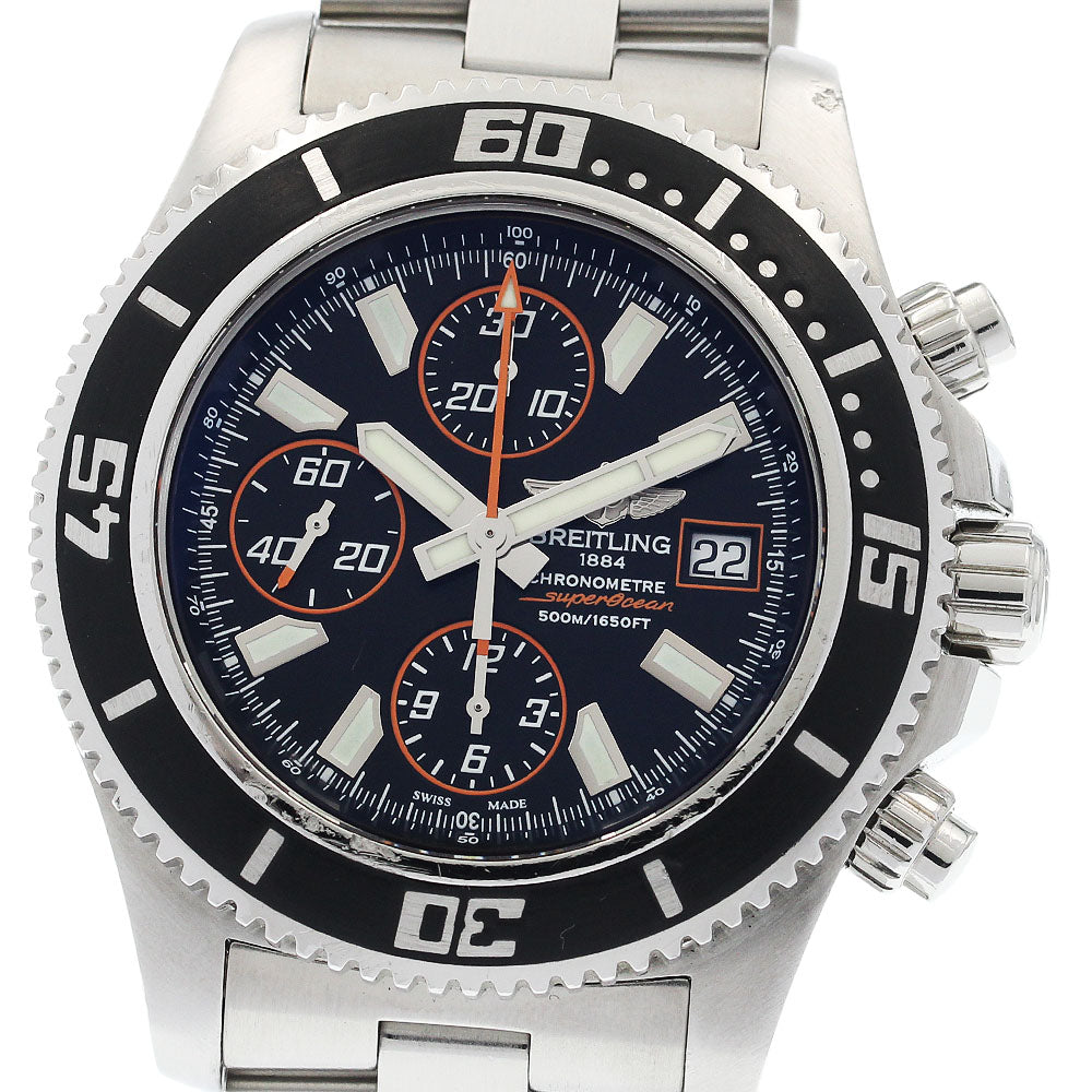 BREITLING Super Ocean A13341 Chronograph black Dial Automatic Men's Watch_931686