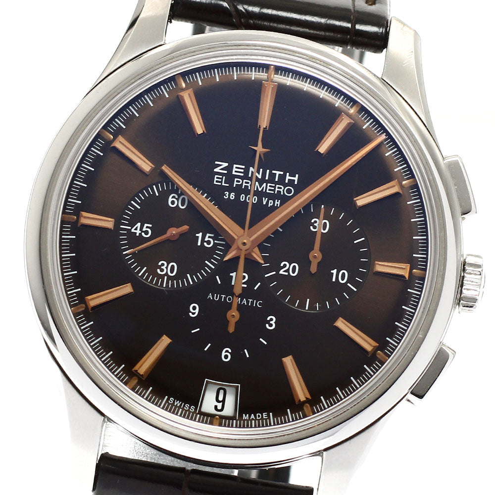 ZENITH Captain El Primero 03.2110.400 Chronograph Brown Dial Automatic Men's Watch_931729